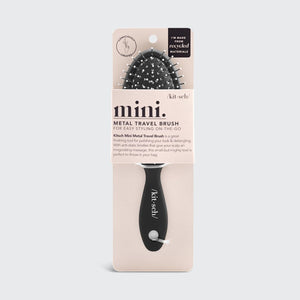 Travel Hair Brush in Recycled Plastic - KITSCH
